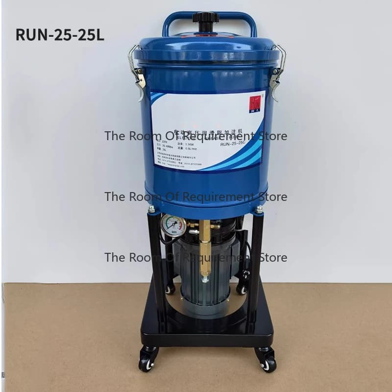 25L 25-40MPA Air Pneumatic Grease Gun Pump With Gas-Pressure Meter Swivel Oiling Gun Head for Mechanization Oil Injection