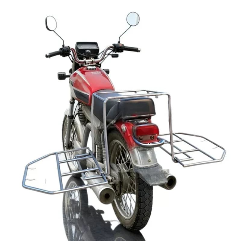 Multifunctional motorcycle after loading shelf universal load retractable folding shelf