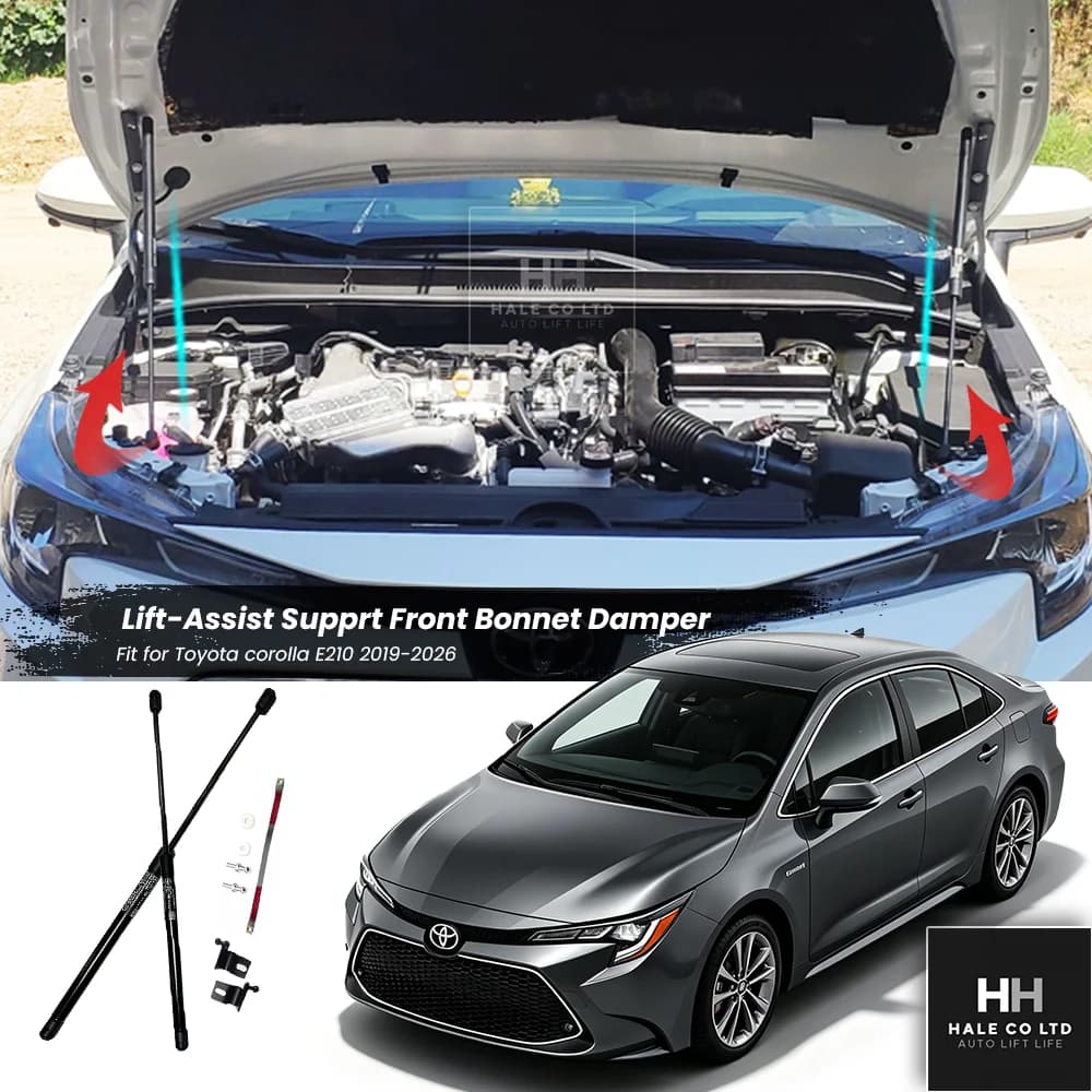 Assit Strut For Toyota Corolla E210 2019-2026 Front Engine Hood Damper Lift Support German Strech Bonnnet Gas Spring Auto Tuning