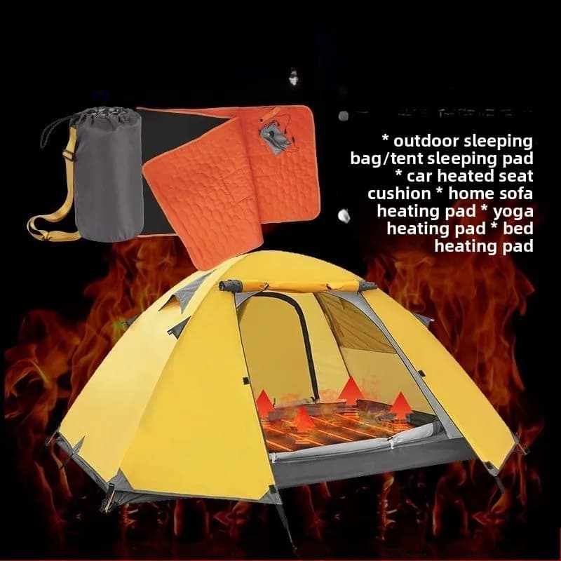Outdoor camping artifact non-slip warm electric heating pad household new foot warm body cold heating blanket