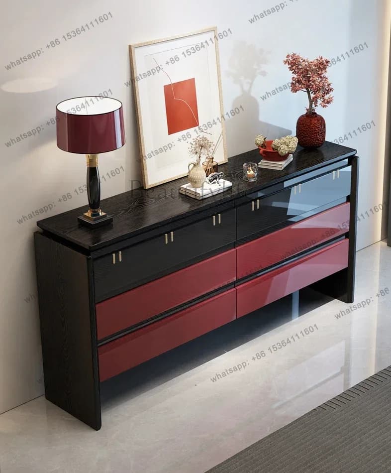 Entrance chest villa living room high-end, modern simple master bedroom bedside locker