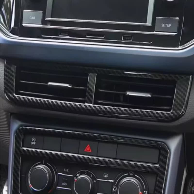 Stick Ornament Inner Trim Front Middle Air Conditioning Outlet Vent For Volkswagen VW T-cross Tcross 2019 - 2023