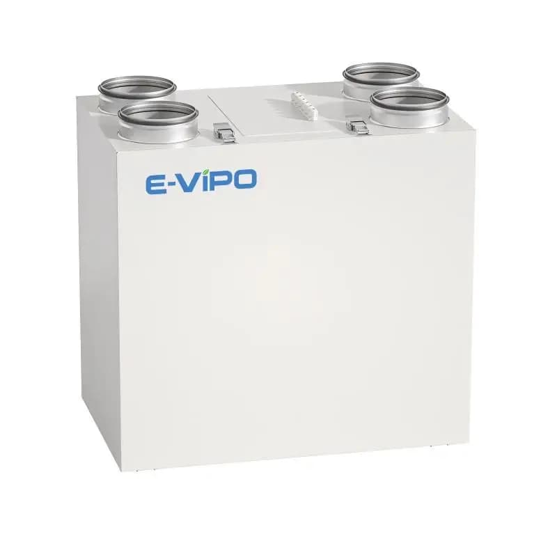 E-VIPO C inet ERV Ventilation System Stainless Steel HRV Double Flux Ventilation System Fresh Air Heat Recovery Recuperator