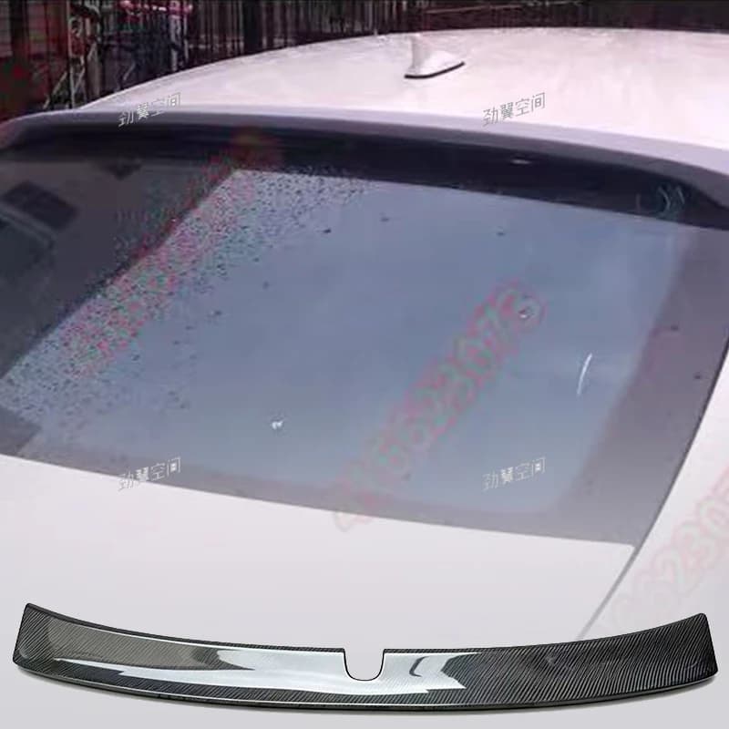 Real Carbon Fiber Roof Spoiler Top Wing For Mercedes-Benz CLS Class W219 CLS63 2005-2009 Car Modification Accessories