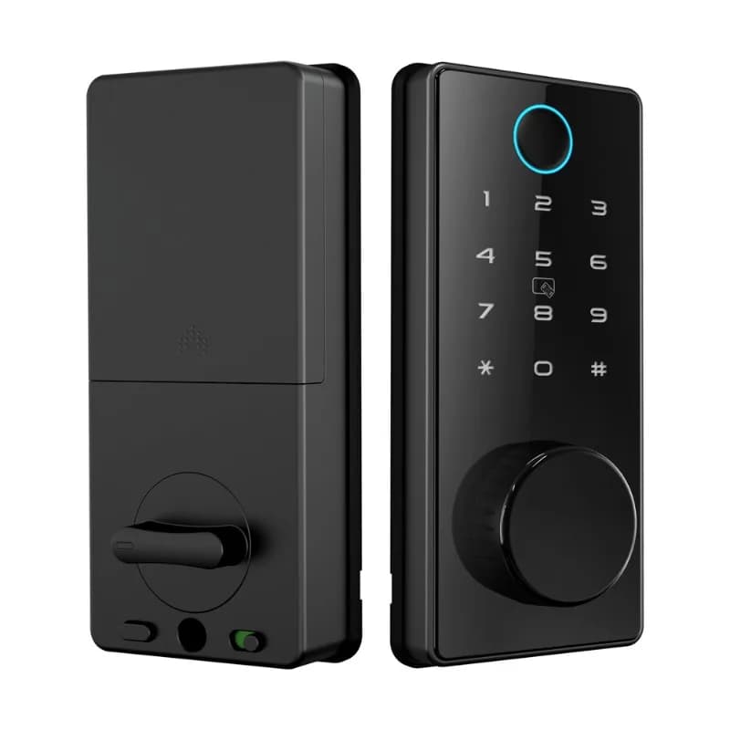 Dedicated to North American intelligent fully automatic intelligent password pass wooden door fingerprint lock