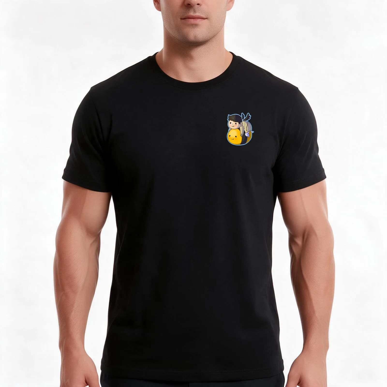 Bee Ridin T-Shirt, Summer Casual Cotton Tee, Oversized Streetwear Tops, Vintage Graphic Print, Loose Fit Short Sleeve