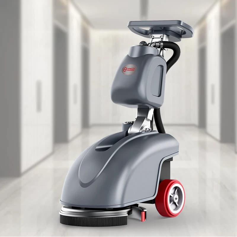 YZ-X1 Battery Operated Cordless Electric Commercial Hand Push Floor Scrubber