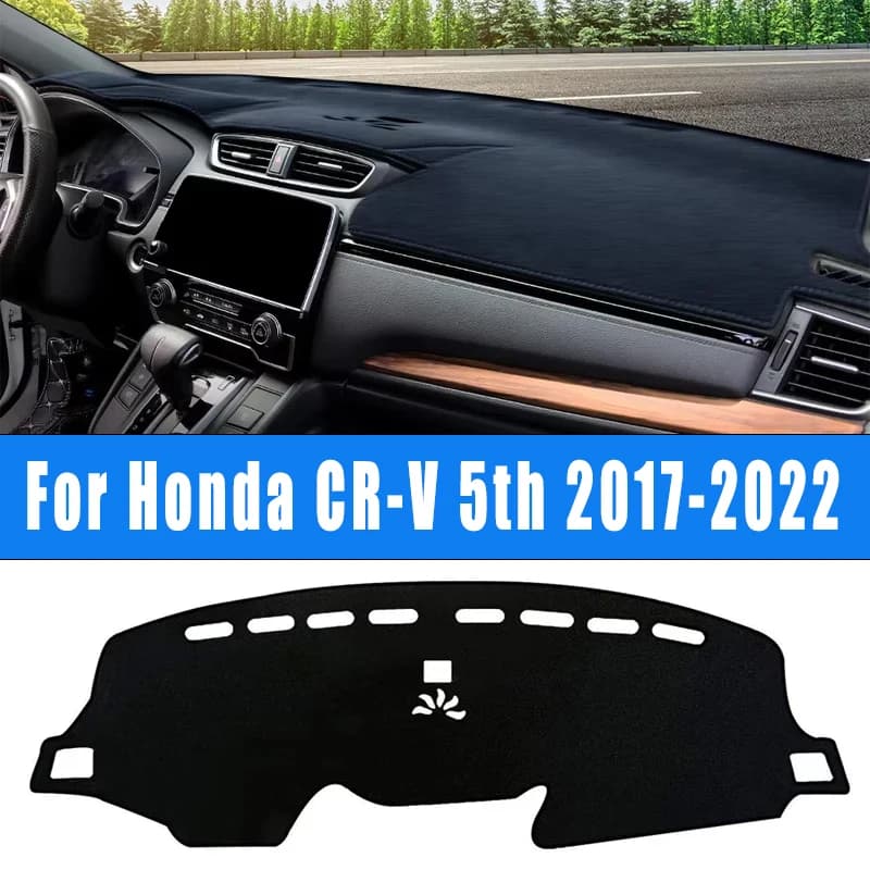 For Honda CR-V CRV 5th 2017-2022 Car Dashboard Mat Sun Shade Instrument Desk Non-slip Dash Cover Accessories 2021 2020 2019 2018