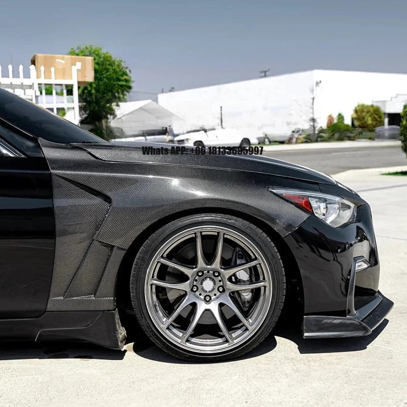 Mrd Carbon Fiber Side Fender for Infiniti Q50 Real Car Front Side Fenders