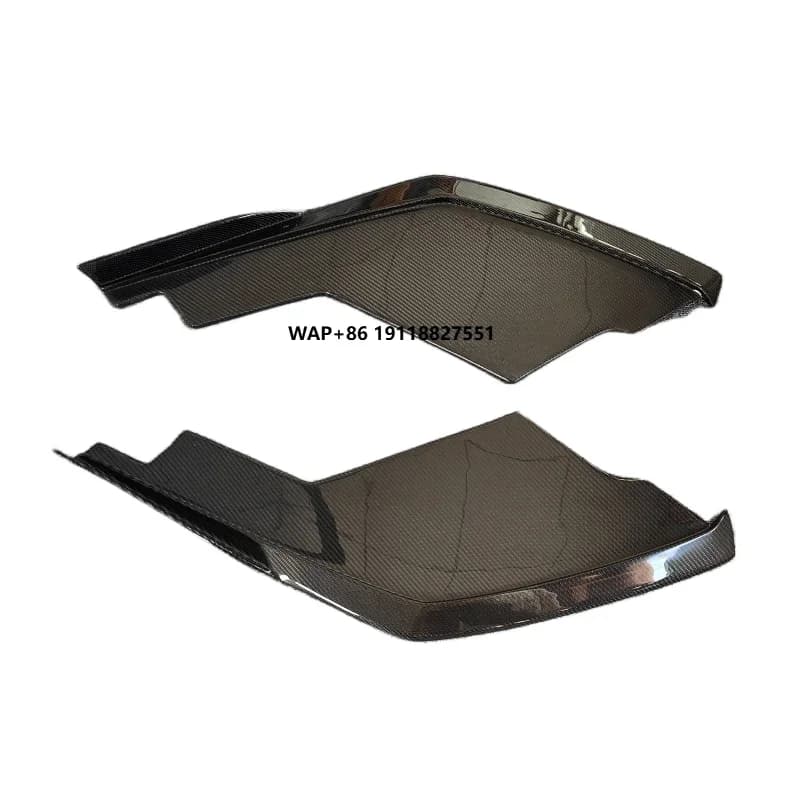 New Carbon Fiber D-Style Front Bumper Lip Splitter Cover Body Kit for  Huracan LP610