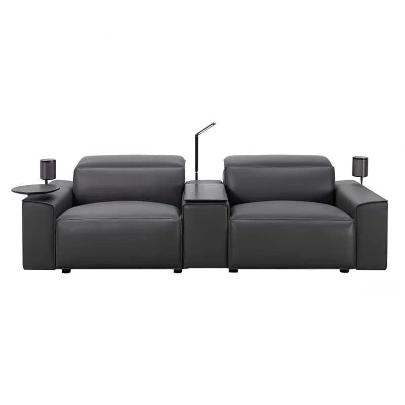 Italian minimalist villa sofa combination, electric multi-functional film and television hall reclining chair