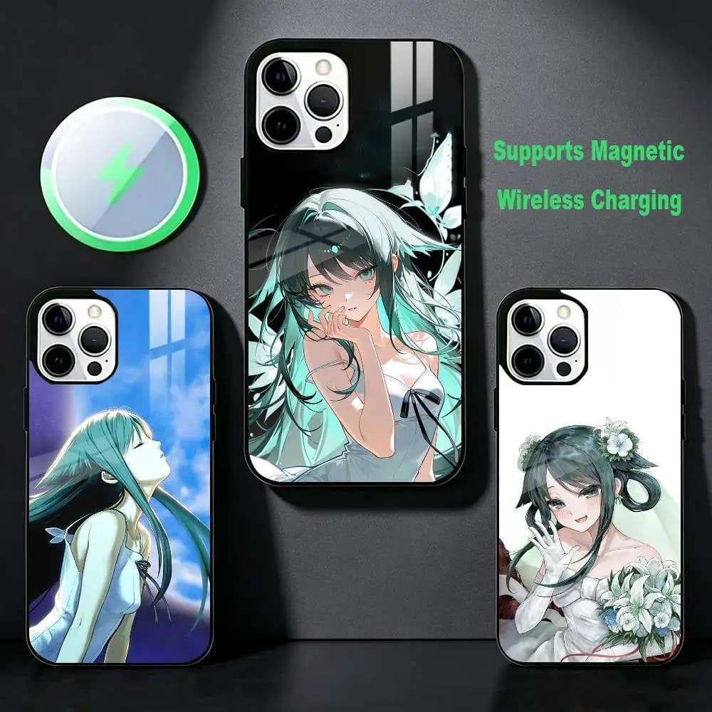 Saya No Uta Song of Saya Phone Case For iPhone 17 16 15 14 13 12 Pro Max Plus for Magsafe Wireless Magnetic Cover