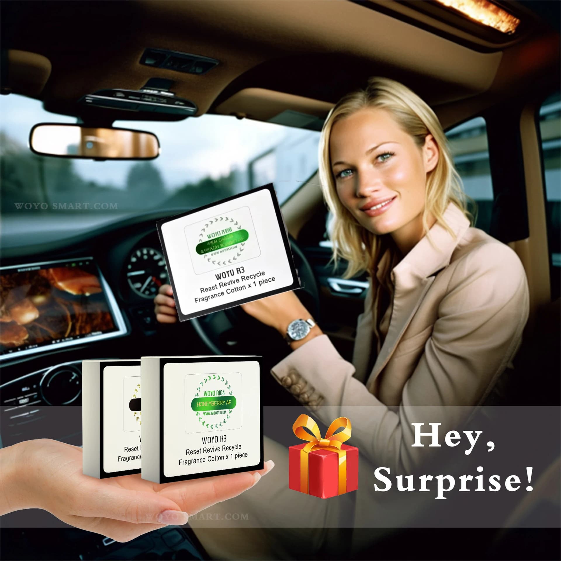Car Perfume Oil Refill For BMW X3 X5 X7 Ambient Air Cartridge Fragrance Cotton Rose Amber Lemon Tea Smell WOYO Replacement