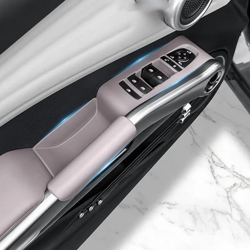 Silicone Car Window Lift Panel Pad Anti-slip Protective Cover Scratch Wear Resistant Interior For BYD Yuan Plus Atto 3 2022-2025