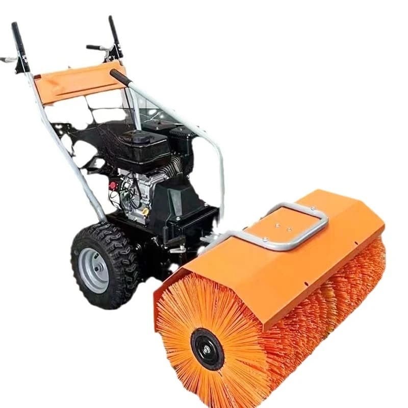 Hand-pushed small ash sweeper, construction site construction ground ash sweeper