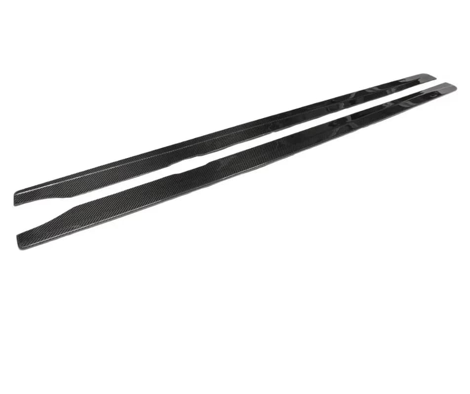 AC Style G87 for BMW M2 Side Skirts Dry Carbon Fiber Car Bumper Extension Splitter Towing Hitch Cut-Outs New