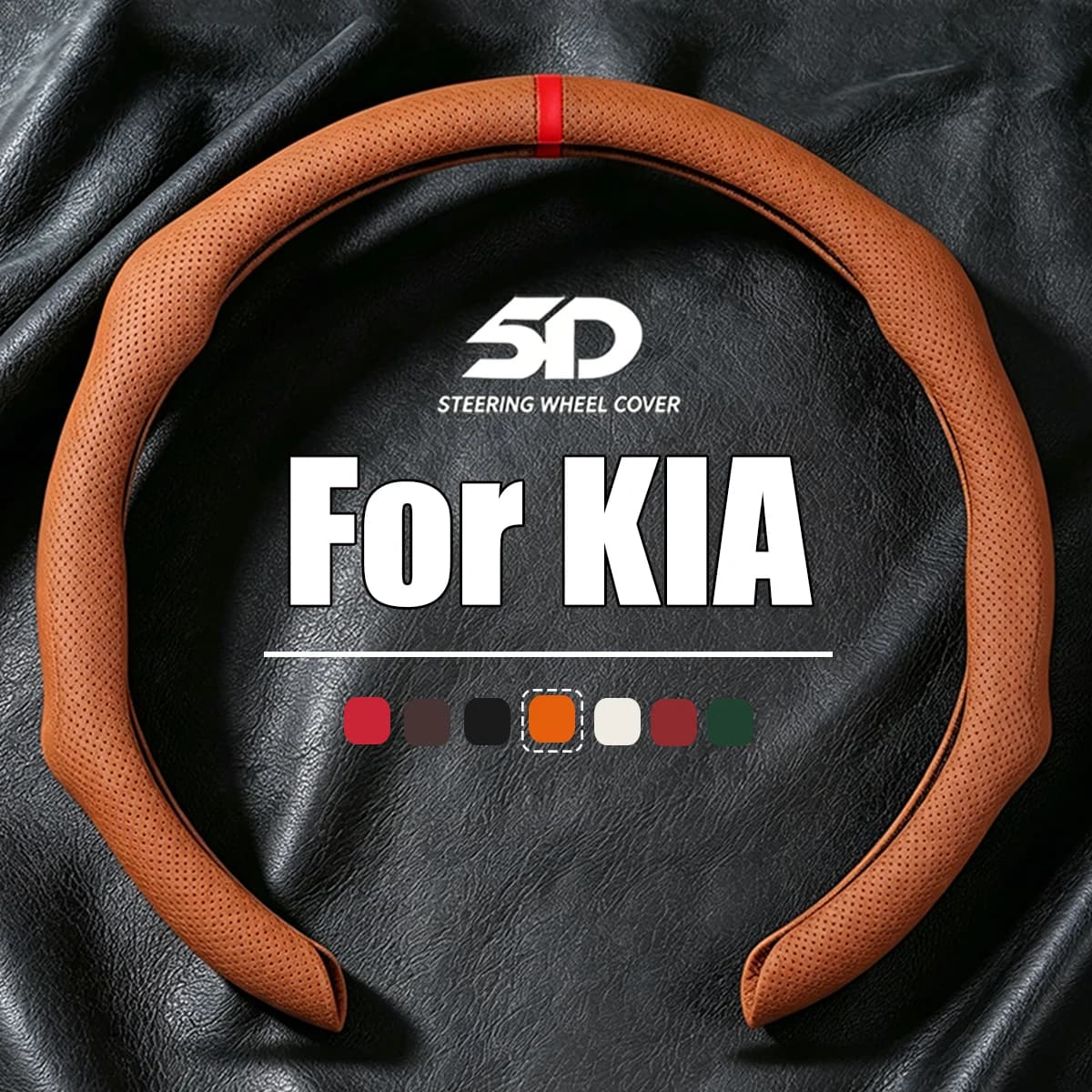 NAPPA 38cm Car Steering Wheel Cover Booster Cover For Kia Sorento Optima Sportage EV6 Interior Protector Decoration Accessories