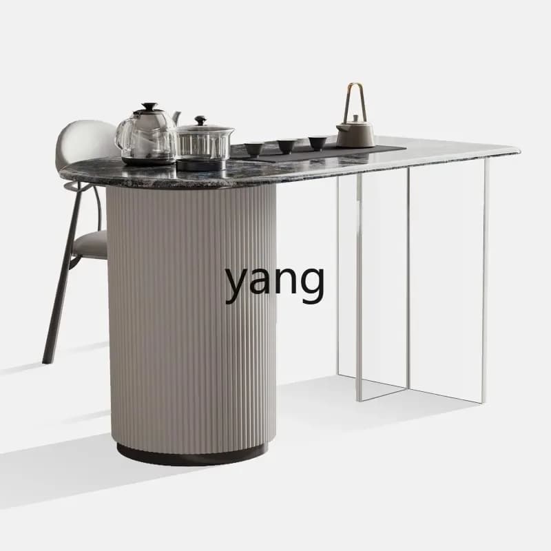 LMM small apartment tea table household living room office integrated modern simple tea table