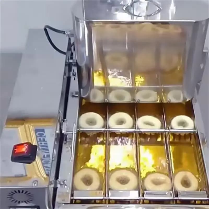 Automatic Electric Donut Fryer Maker 4 Row Doughnut Making Machine 110V 220V