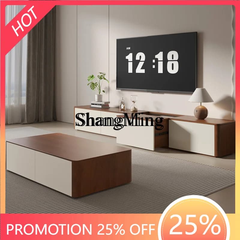 FG good-looking  solid wood TV cabinet living room home antique storage TV cabinet floor
