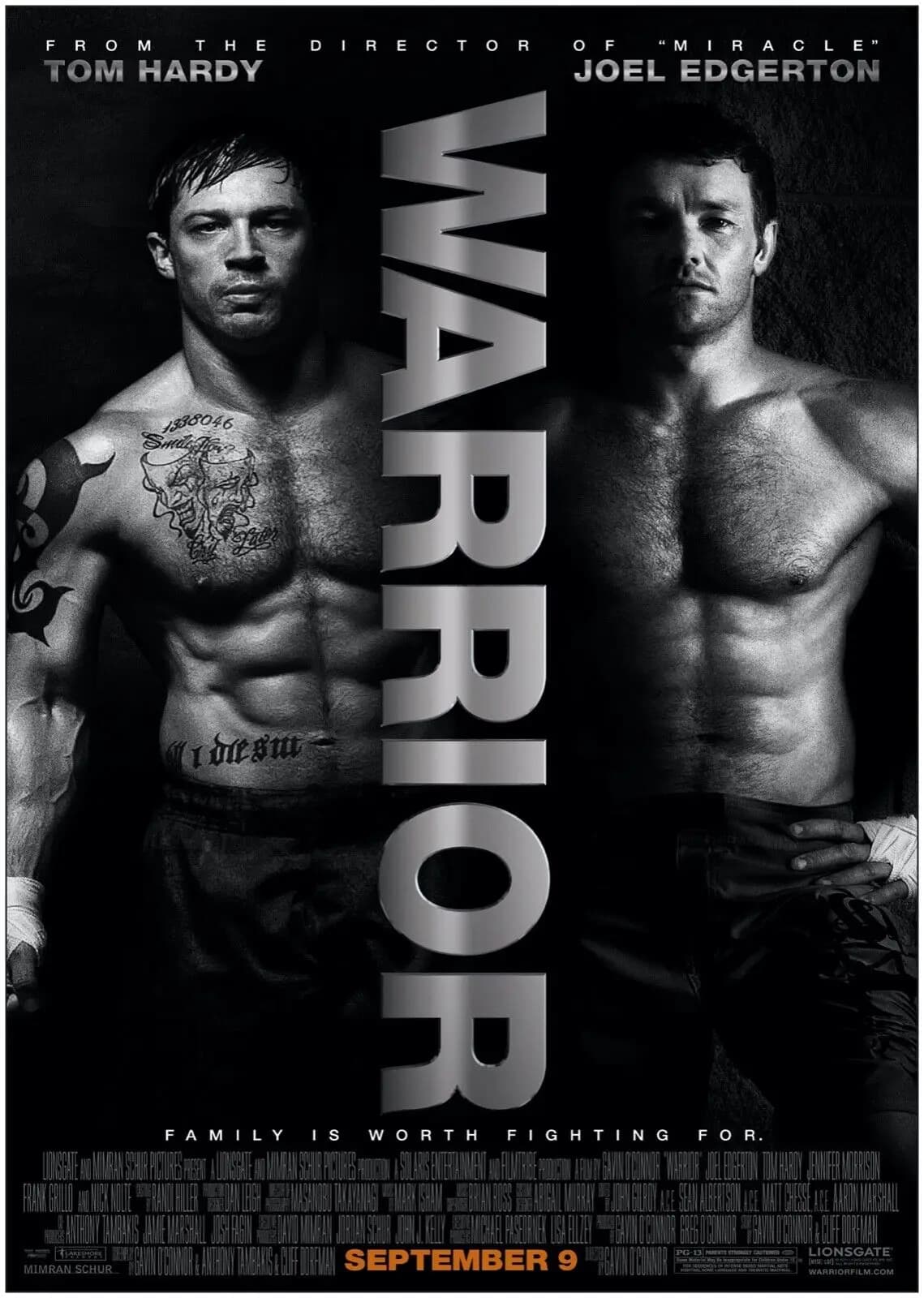 Warrior Tom Hardy Classic Movie Art Print Silk Poster for Your Home Wall Decor 24x36inch