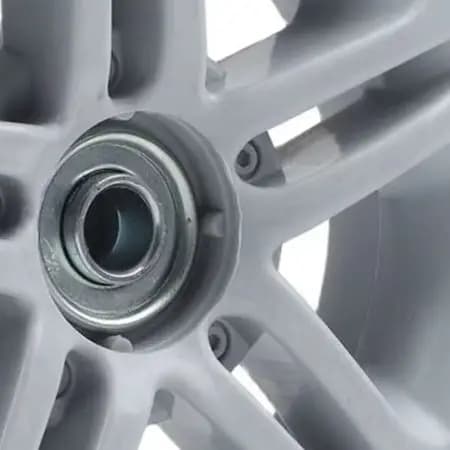 17cm Front 20mm Rear Replacement Wheels for Lawn Mowers Used in Regular Residential and Light Commercial Applications