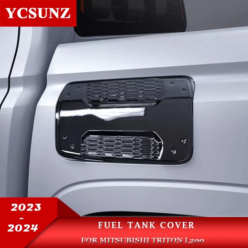 ABS Fuel Gas Tank Cover For Mitsubishi Triton L200 MV 2024 2025 2026 4x4 Car Accessories Double Cabin YCSUNZ