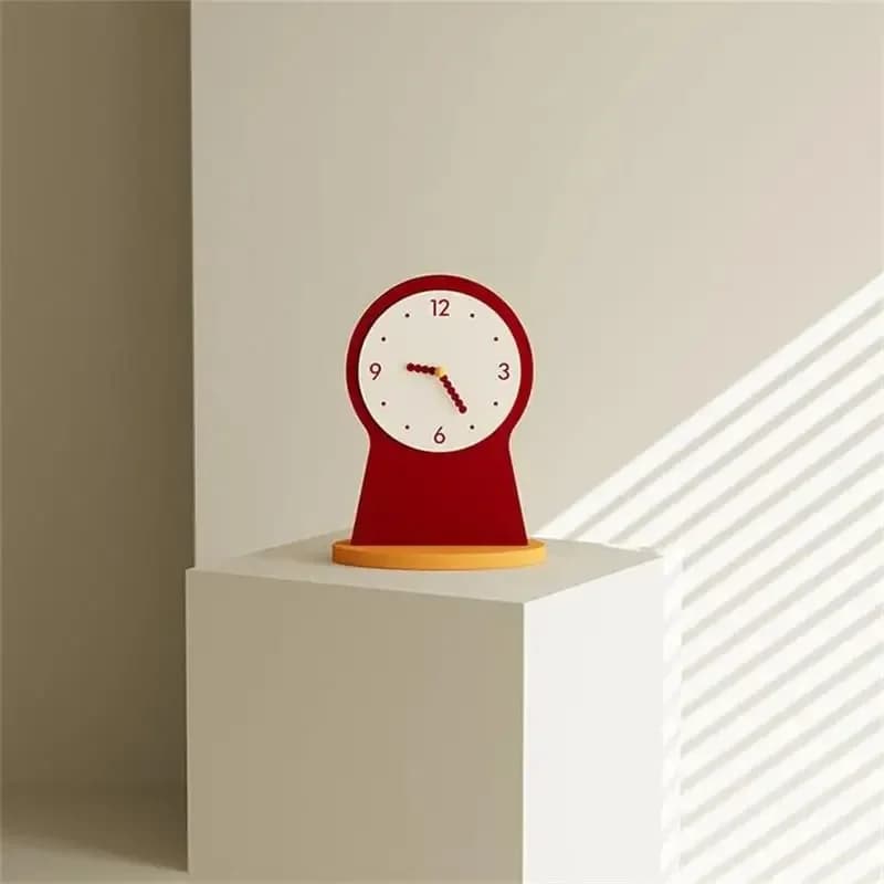 Creative Korean Style Mute Clock Desktop Clock Living Room Bedside Table Decoration Home Decoration Holiday Gifts