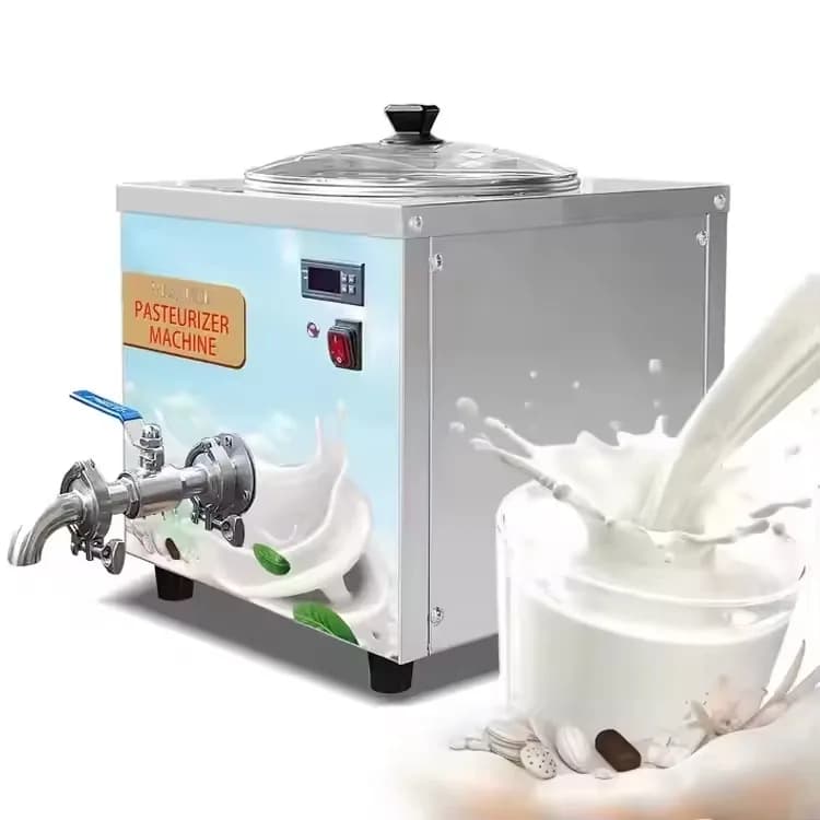 Mini Pasteurizer Machine Commercial Gleato Ice Cream Maker Ice Cream Equipment Batch Pasteurizer Milk