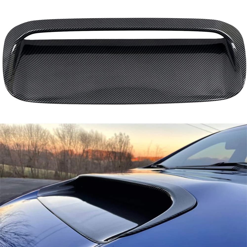for Subaru WRX STI 2015-2018 / Levorg VM4/VMG 2014-2017 ABS Hood Scoop Overlay Vent Trim Engine Bonnet Air Intake Cover 1PC