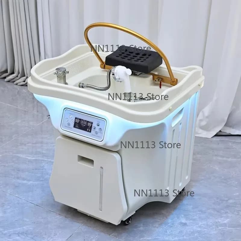 Newest  Shampoo Basin Mobile Hair Washing Sink Easy Home Salon Use