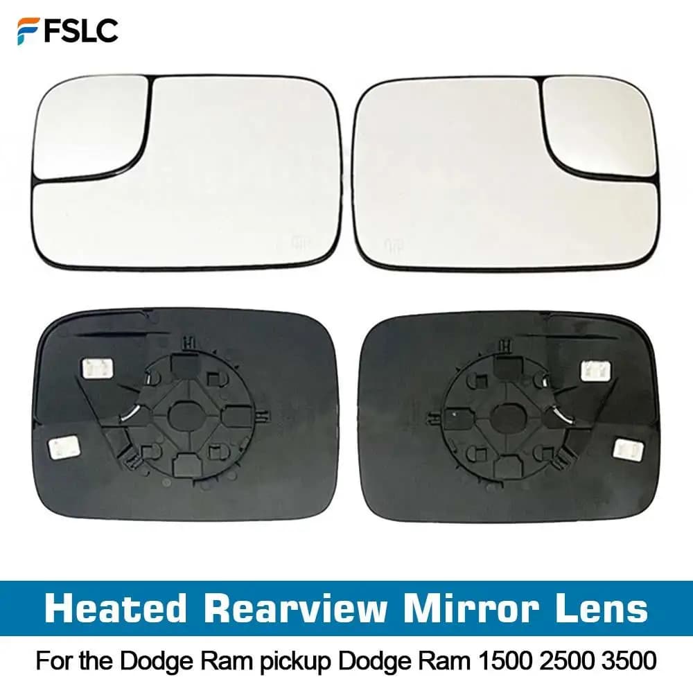 ⭐Genuine⭐ Car Wide Angle Heated Rearview Mirror Lens For the Dodge Ram pickup Dodge Ram 1500 2500 3500 Cars Accessories
