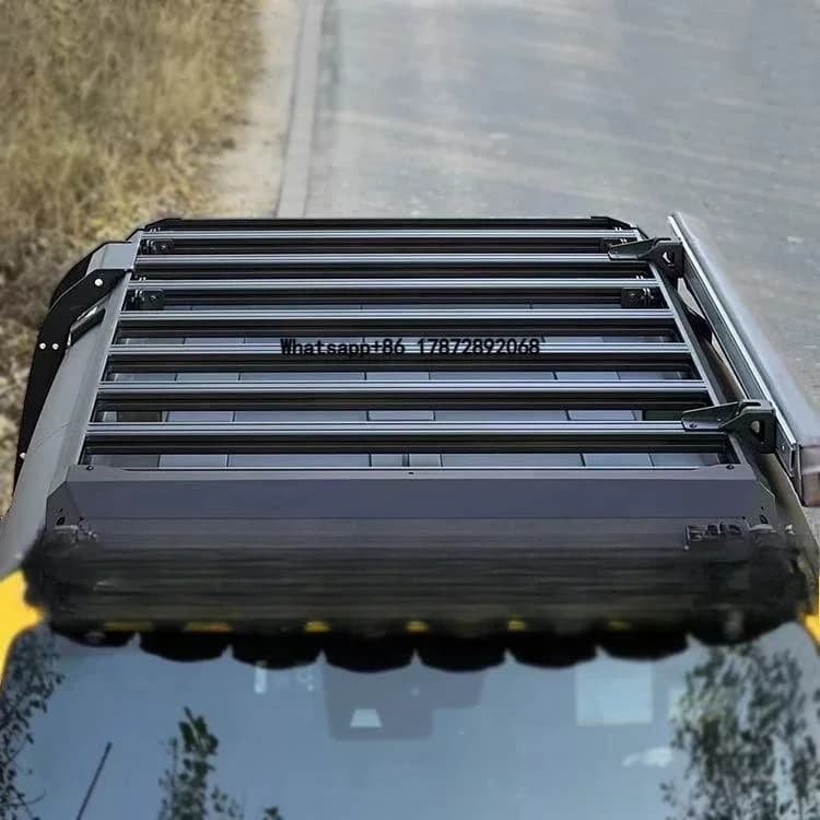 Large Roof Rack Cargo Carrier for SUV Truck Van Heavy Duty Roof Top Load Support Luggage Holder for Camping