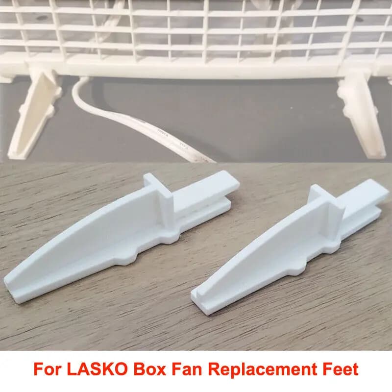 2PCS Replacement Feet For LASKO Box Fan Stronger than Original Black/White Color