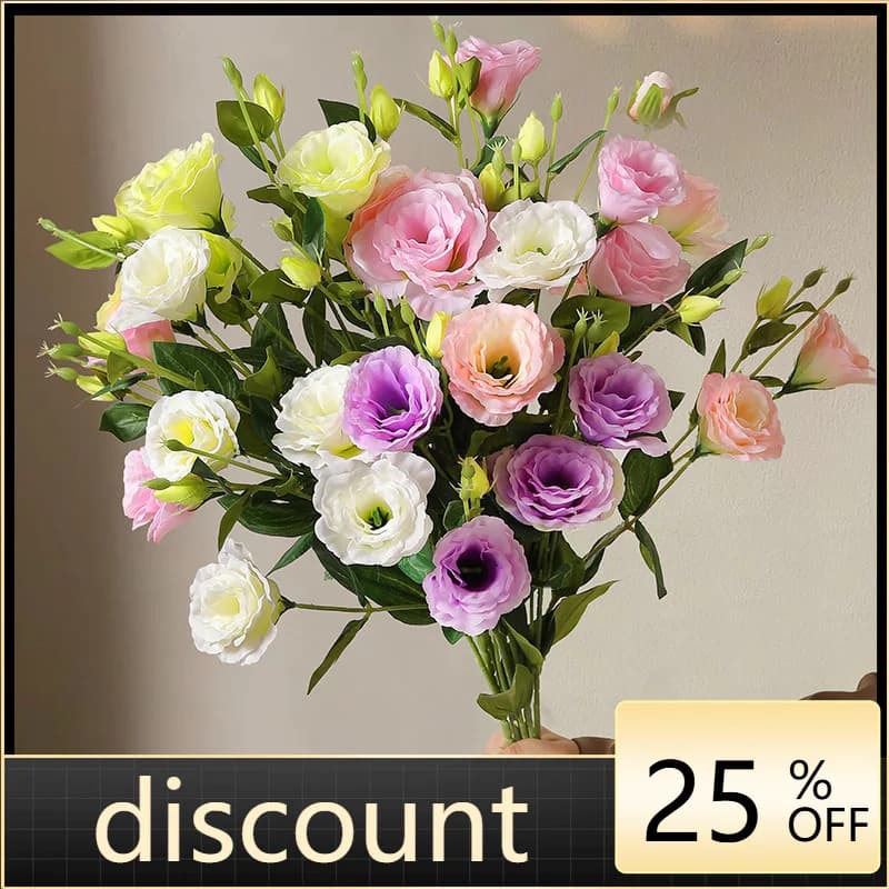 LH rose simulated flower ornament living room desktop light luxury high-end retro flower arrangement