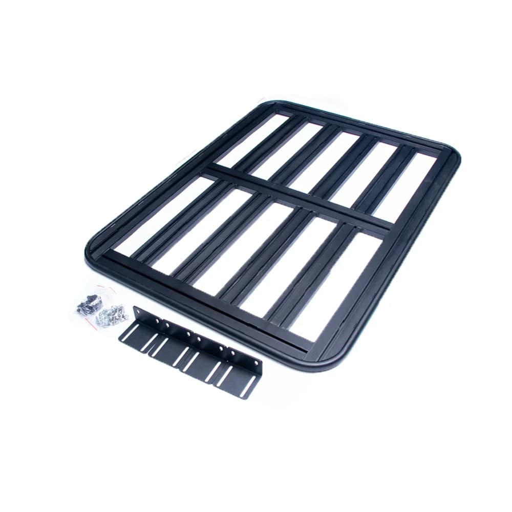 Aluminum Car Accessories Black Flat Customized Roof Rail Roof Rack for Jeep