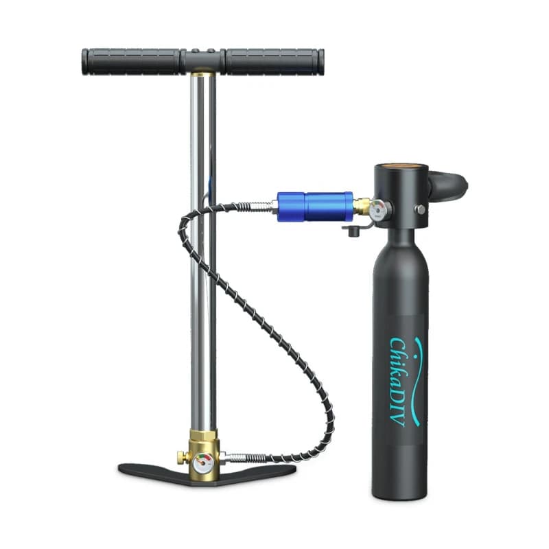 Diving, mini manual air pump, underwater breathing apparatus, high pressure pump, outdoor, diving inflatable equipment