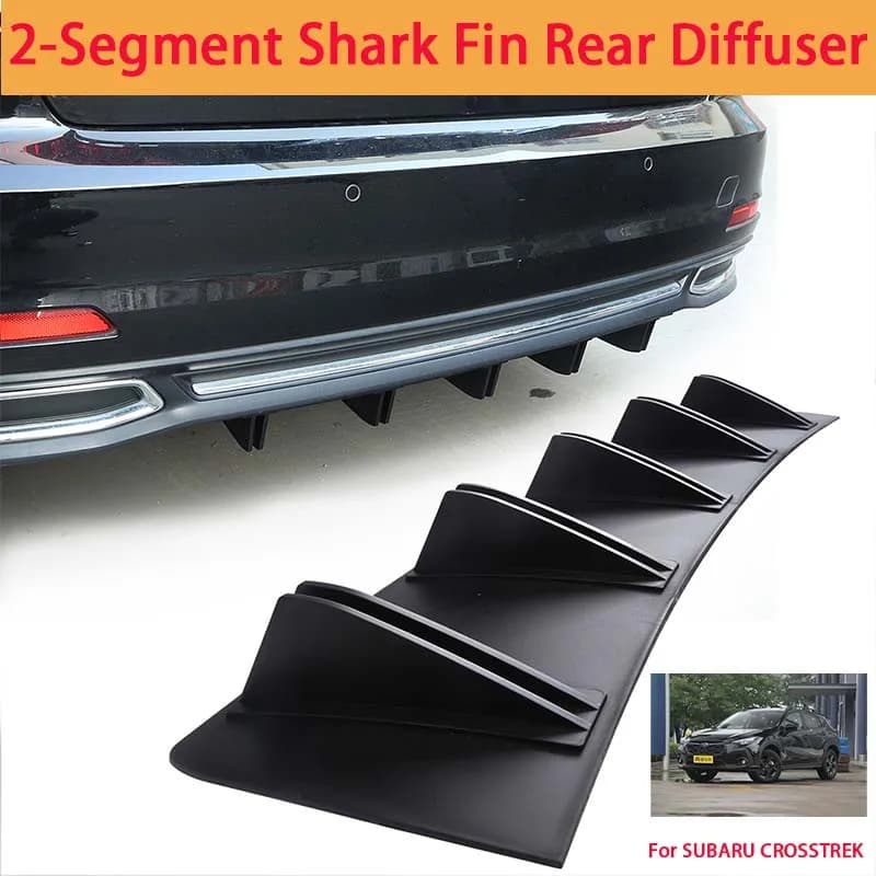 For SUBARU CROSSTREK Shark Fin Rear Diffuser Split Chassis Spoiler Auto Aerodynamic Parts Aerodynamic Modification