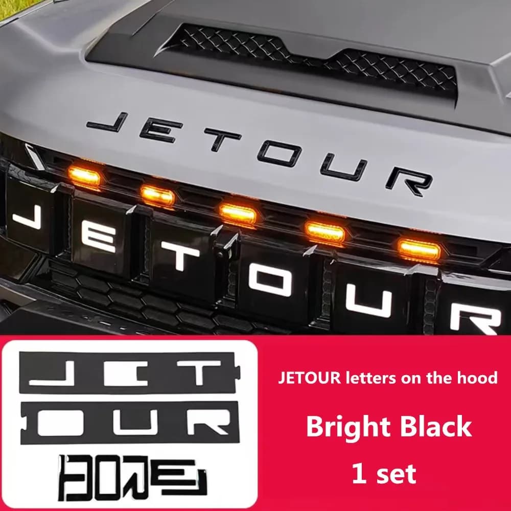 For T2 Jetour Traveler Spare Tire Letter Label And Tail Label Modification Of Car Appearance Accessories