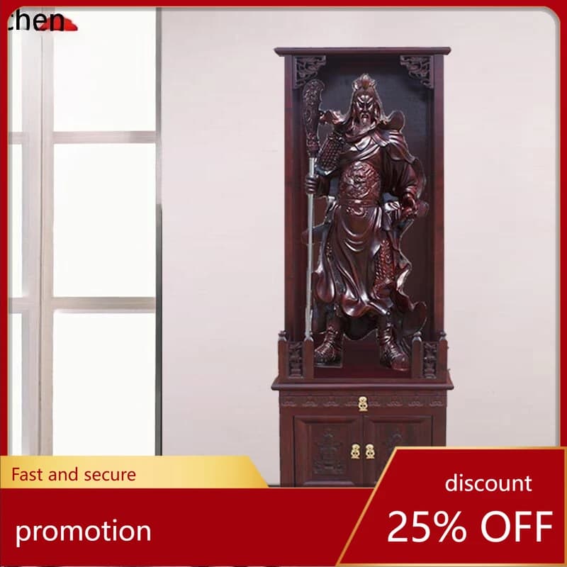 Cz vertical buddha cabinet guan gong altar for home multifunctional buddha niche god of wealth statue bodhisattva altar table