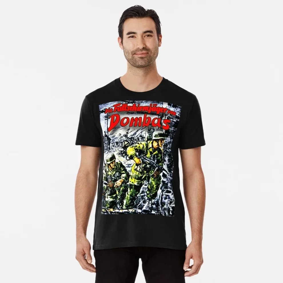 Battle of Dombas- Paratroops T Shirt. New 100% Cotton Short Sleeve O-Neck Casual T-shirts Size S-3XL
