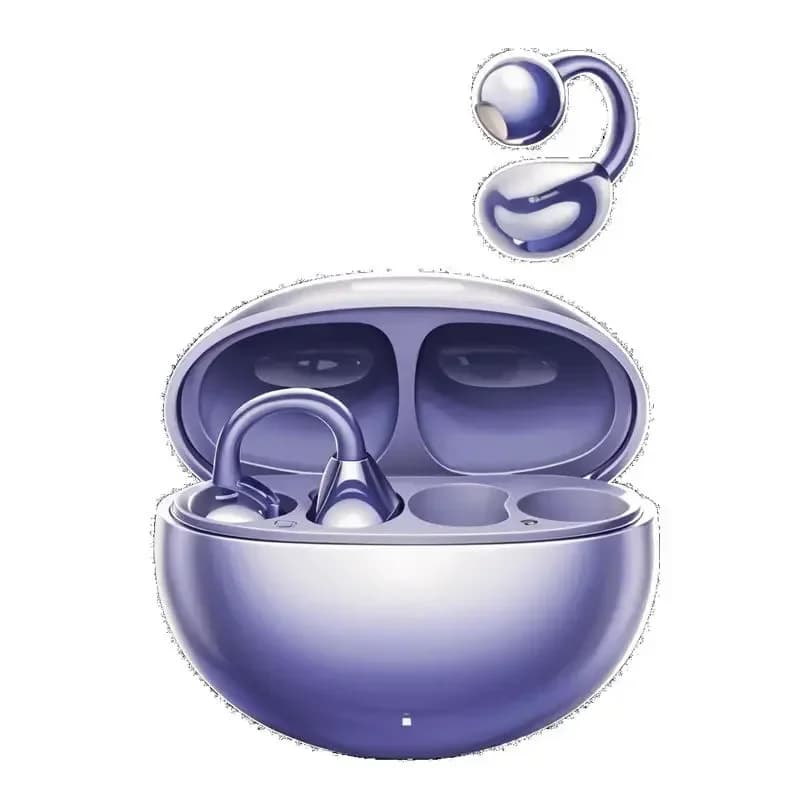 New ear clip Bluetooth headset, open wireless, not in the ear, purple headset joint model, universal, various mobile phones