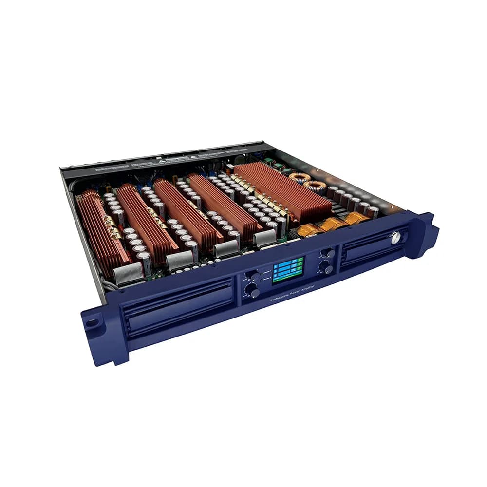 Digital Power Amplifier Pro Audio 1.5U Power 4 Channel 4X3500W Professional Sound System