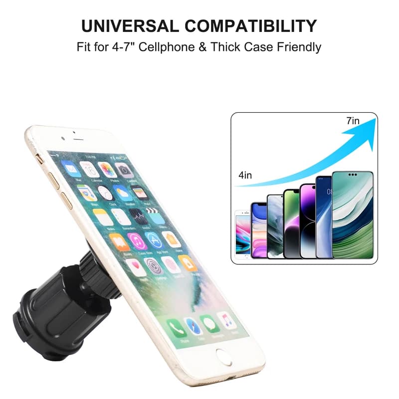 Car Radio Slot Phone Holder Car CD Slot Phone Holder Car Radio Mount Phone Bracket For Mercedes Benz Smart Fortwo 453 2015-2020