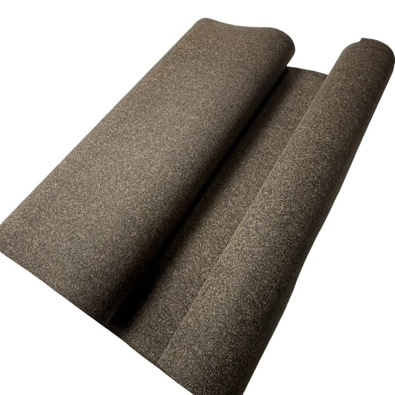 Cork rubber sesame tape for slitting and rewinder of textile accessories