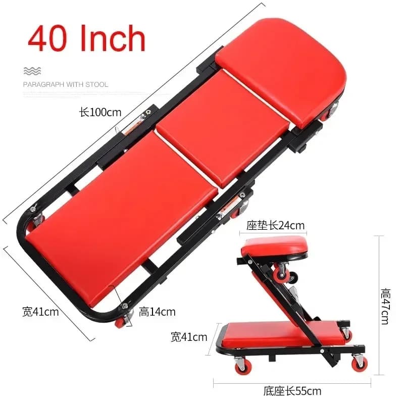 New Upgrade Thickened Car Repair Lying Board Skateboard Repair Car Sleeping Board Auto Maintenance Tool for Car Maintenance