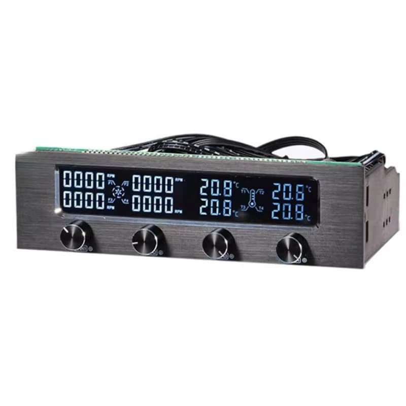 Chassis Optical Drive Position Fan Governor LCD Display Temperature Drop Reducer
