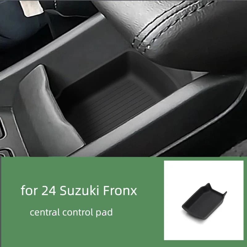 Suitable for 24 Suzuki Fronx silicone central control pad dustproof waterproof silicone pad decoration box central storage box