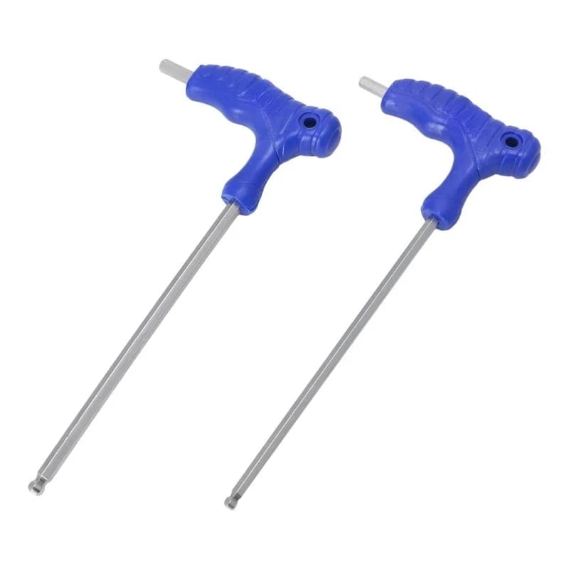 10pcs H5/H6 5mm/6mm T-Handle Allen for Keys Balls Tip Hexagons Wrenchs Repair Hand Too