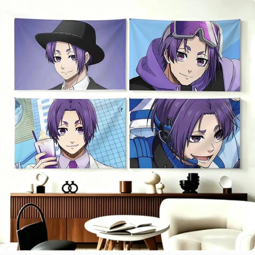 Rich Tactical Genius Mikage R-Reo   Flags Wall Hanging Background Art Banner for Bedroom Home Outdoor Decor